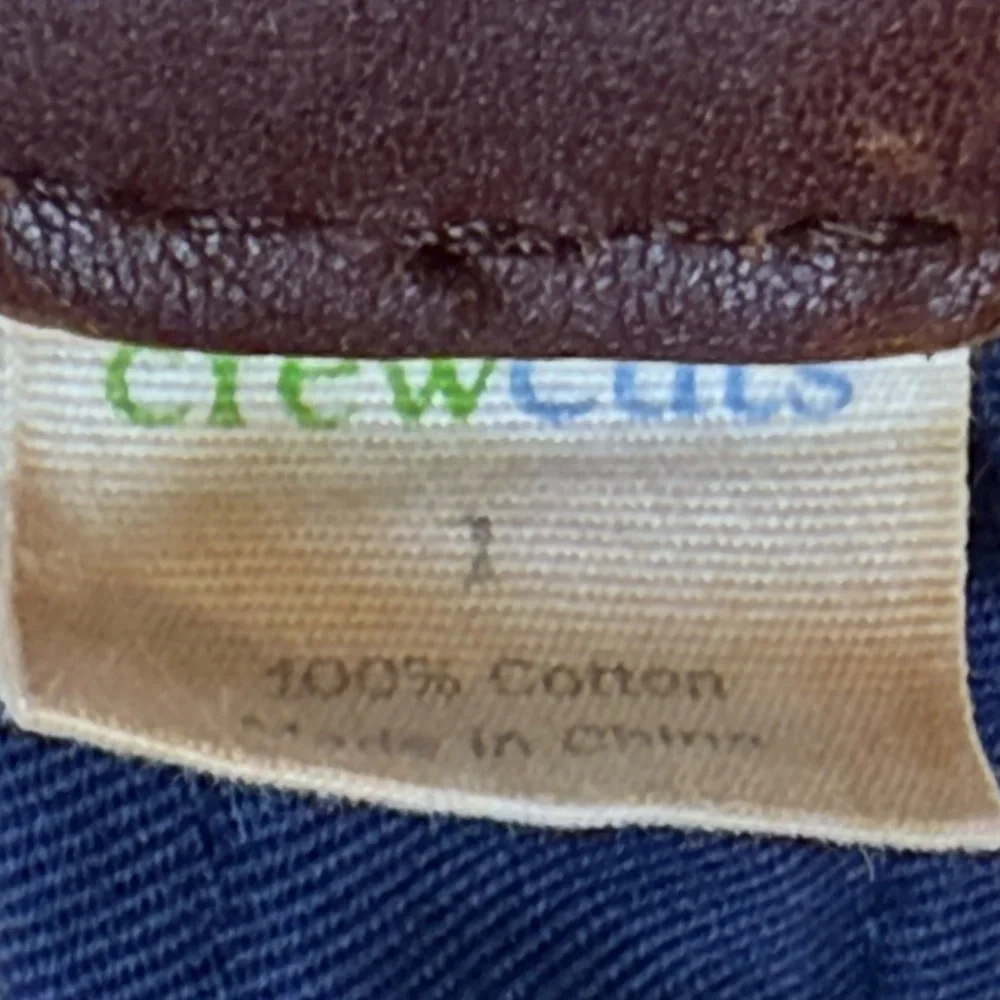 Crewcuts Seersucker and Green Embroidered Whale Striped Belt Kids 33 inches